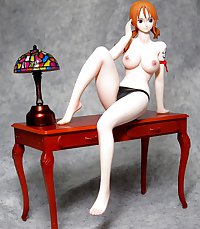 One Piece Figures (Nico Robin, Nami, Boa Hancock)-set 2