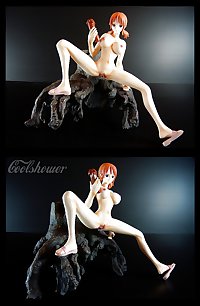 One Piece Figures (Nico Robin, Nami, Boa Hancock)-set 2